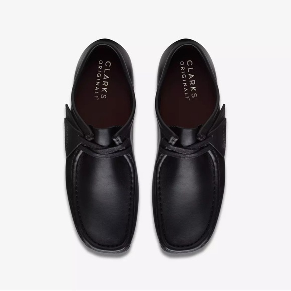 clark wallabee black leather shoe - Picture 4 of 4